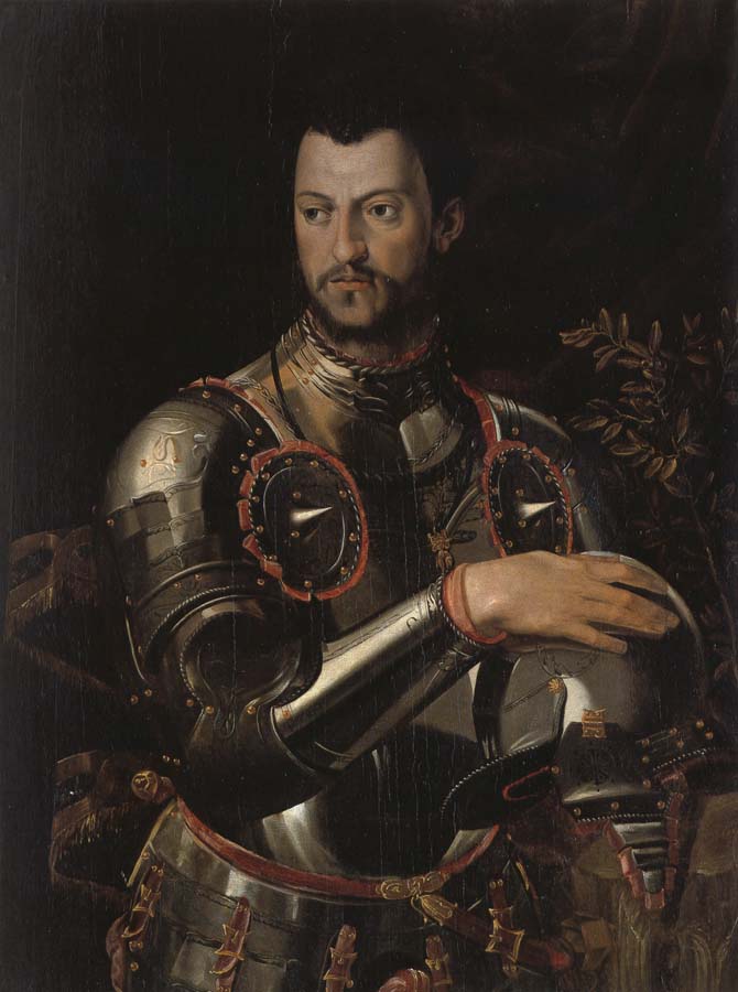 Cosimo I dressed in a portrait of Qingqi Breastplate